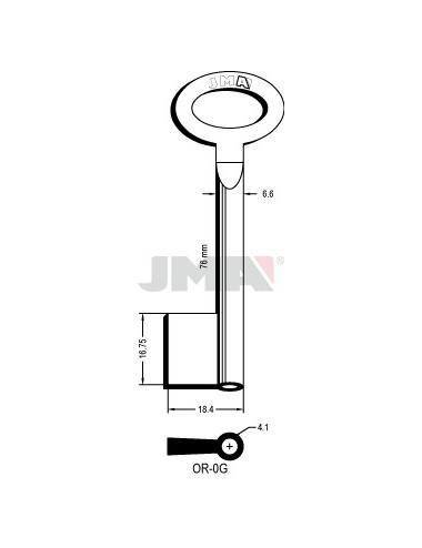 LLAVE JMA GORJA OR 0G