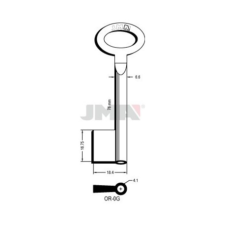 LLAVE JMA GORJA OR 0G