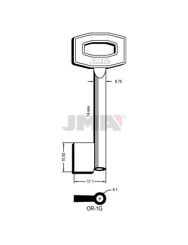 LLAVE JMA GORJA OR 1G