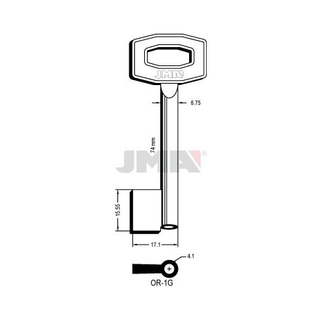 LLAVE JMA GORJA OR 1G