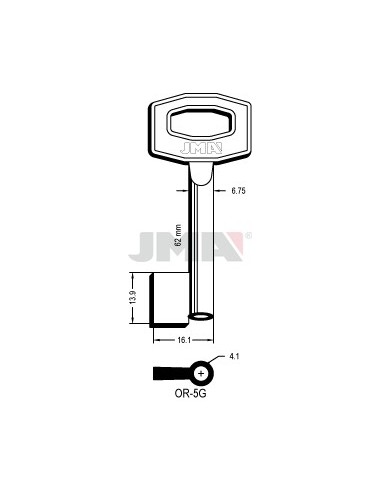 LLAVE JMA GORJA OR 5G