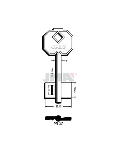 LLAVE JMA GORJA PR 3G