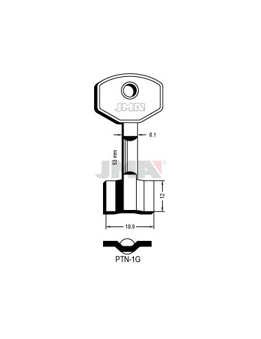 LLAVE JMA GORJA PTN 1G