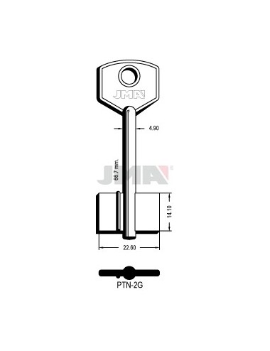LLAVE JMA GORJA PTN 2G