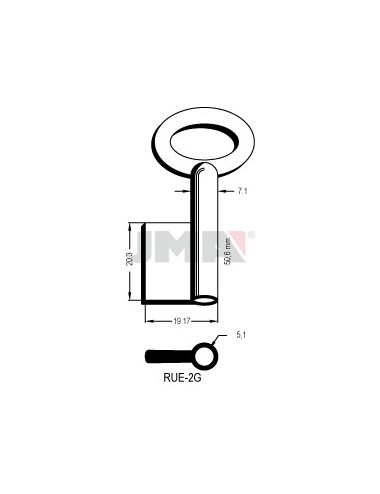 LLAVE JMA GORJA RUE 2G