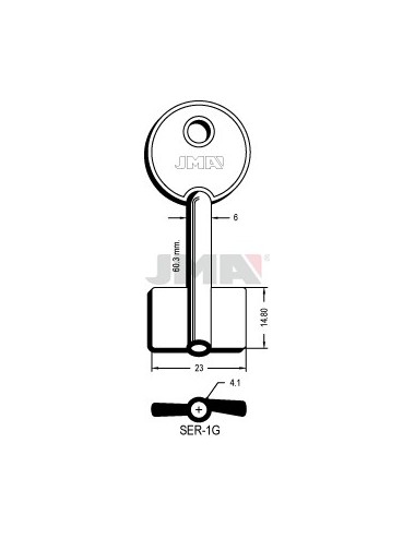 LLAVE JMA GORJA SER 1G