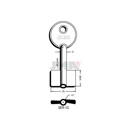 LLAVE JMA GORJA SER 1G