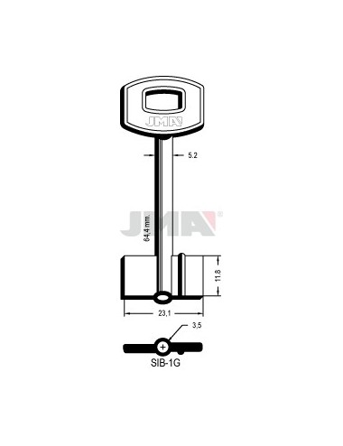 LLAVE JMA GORJA SIB 1G