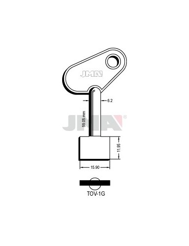 LLAVE JMA GORJA TOV 1G