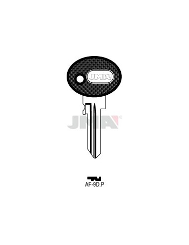LLAVE JMA PLAST. AF 9D.P