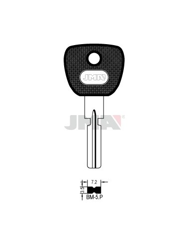 LLAVE JMA PLAST. BM 5.P SEGUR.