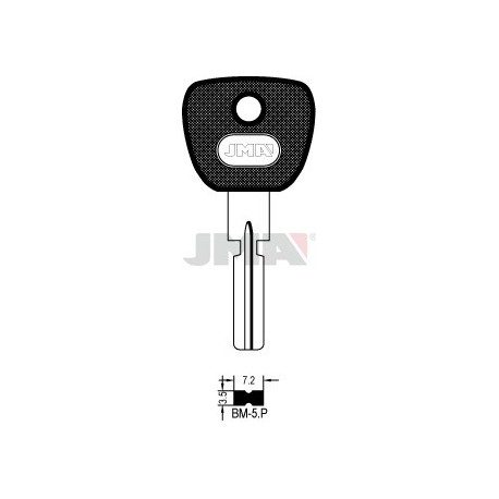 LLAVE JMA PLAST. BM 5.P SEGUR.