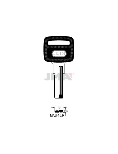 LLAVE JMA PLAST. MAS 15.P SEGUR.