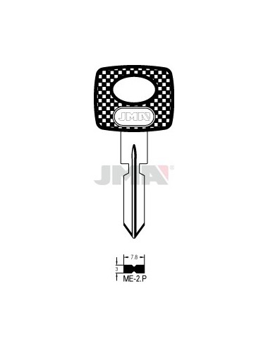 LLAVE JMA PLAST. ME 2.P SEGUR.