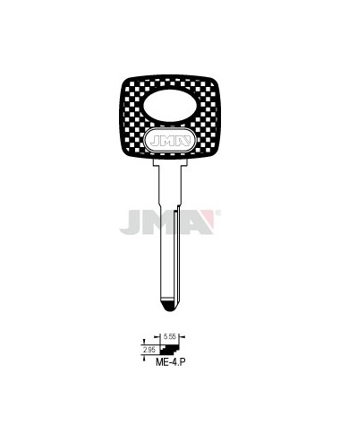LLAVE JMA PLAST. ME 4.P SEGUR.