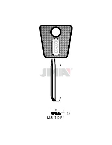 LLAVE JMA PLAST. MU 10.P ( MUL T10.P AZUL)