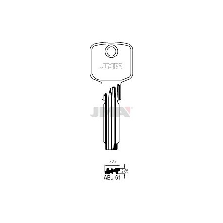 LLAVE JMA SEGUR. ABU 61