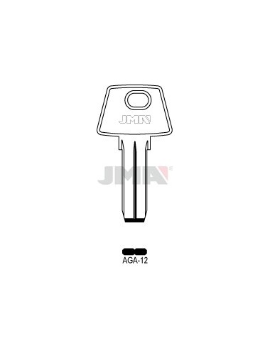 LLAVE JMA SEGUR. AGA 12 LATON