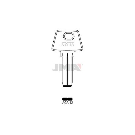 LLAVE JMA SEGUR. AGA 12 LATON