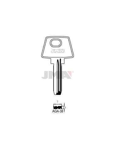 LLAVE JMA SEGUR. AGA 38