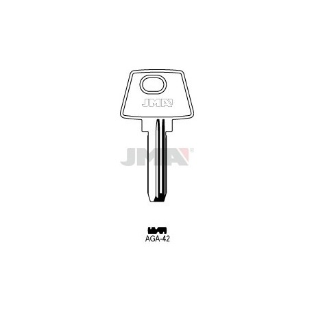 LLAVE JMA SEGUR. AGA 42 LATON