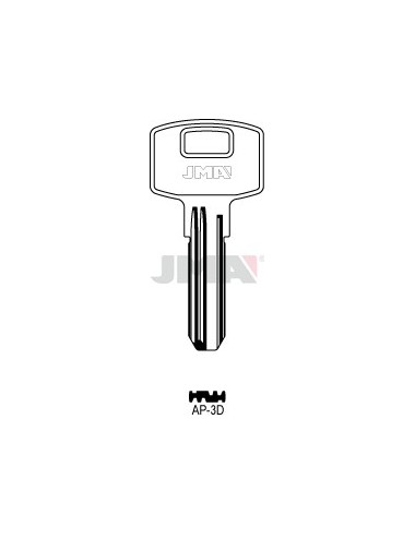 LLAVE JMA SEGUR. AP 3D