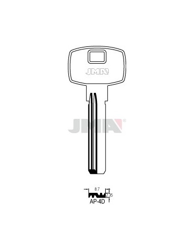 LLAVE JMA SEGUR. AP 4D