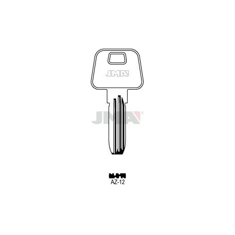 LLAVE JMA SEGUR. AZ 12 ALPACA