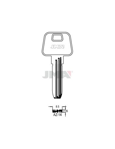 LLAVE JMA SEGUR. AZ 14