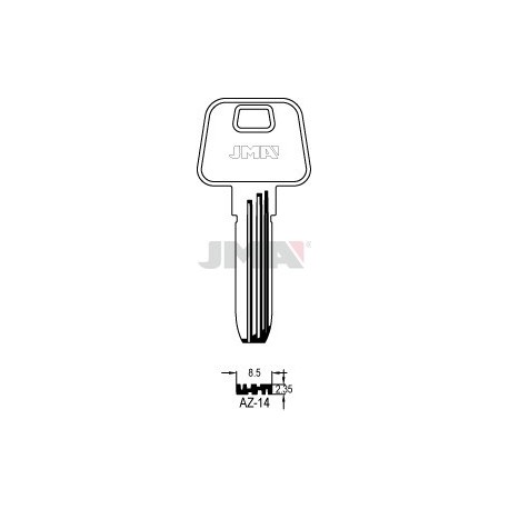 LLAVE JMA SEGUR. AZ 14