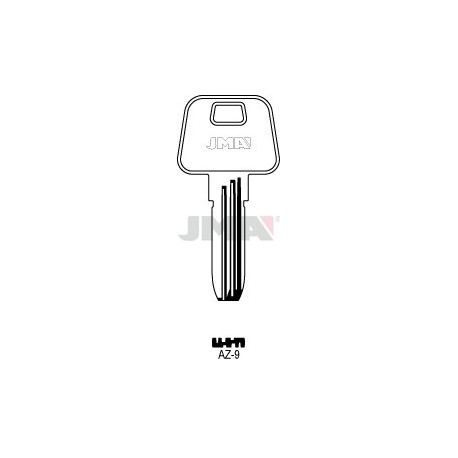 LLAVE JMA SEGUR. AZ 9 ALPACA