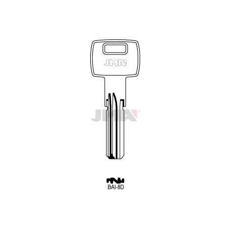LLAVE JMA SEGUR. BAI 8D