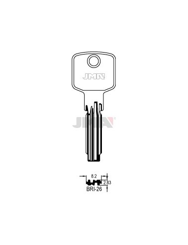 LLAVE JMA SEGUR. BRI 26