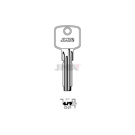 LLAVE JMA SEGUR. CI 21 LATON