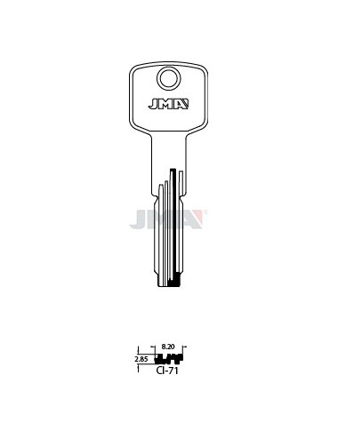 LLAVE JMA SEGUR. CI 71
