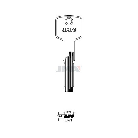 LLAVE JMA SEGUR. CI 71