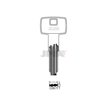 LLAVE JMA SEGUR. COR 77