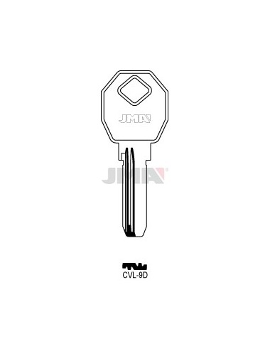 LLAVE JMA SEGUR. CVL 9D ALPACA