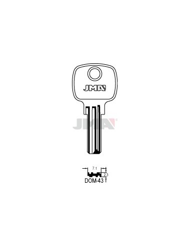 LLAVE JMA SEGUR. DOM 43