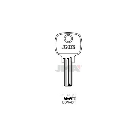 LLAVE JMA SEGUR. DOM 43