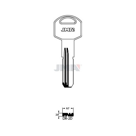 LLAVE JMA SEGUR. DR 2D