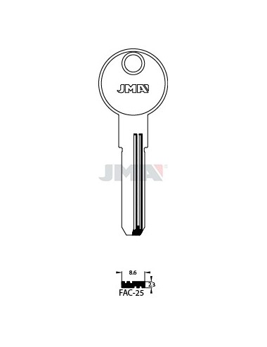 LLAVE JMA SEGUR. FAC 25