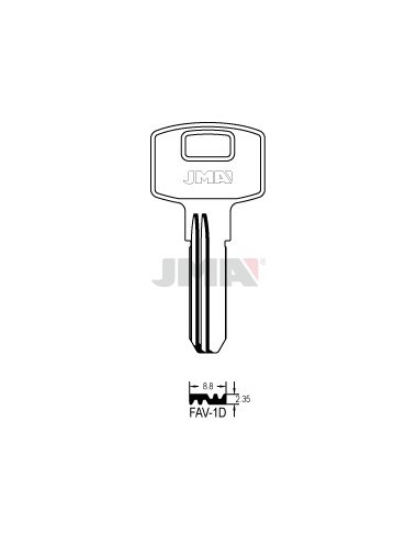 LLAVE JMA SEGUR. FAV 1D