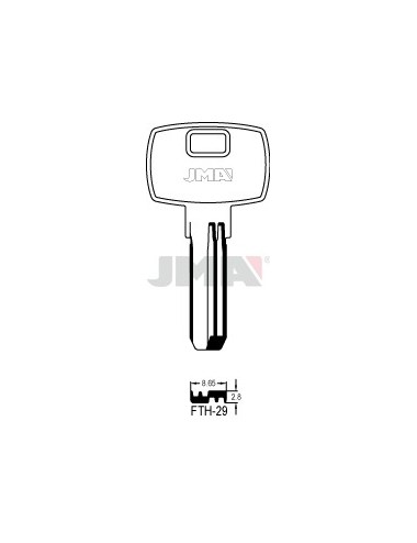 LLAVE JMA SEGUR. TD 29 (FTH 29)