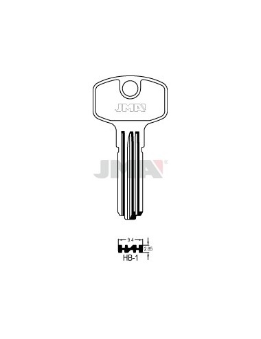 LLAVE JMA SEGUR. HB 1