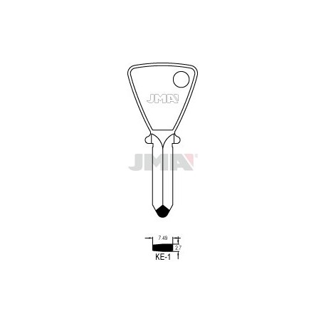 LLAVE JMA SEGUR. KE 1 ALP.