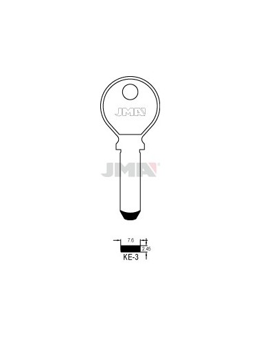 LLAVE JMA SEGUR. KE 3 ALPACA