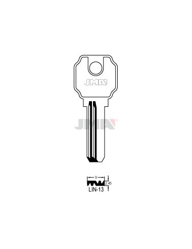 LLAVE JMA SEGUR. LIN 13 ALPACA
