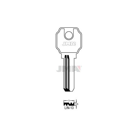 LLAVE JMA SEGUR. LIN 13 ALPACA