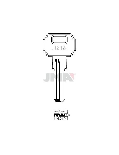 LLAVE JMA SEGUR. LIN 21D
